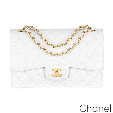 chanel white flap bag|authentic chanel classic flap bag.